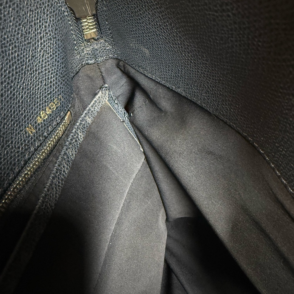 Valextra MyLogo Bowling Bag Blue - Picture 11 of 16